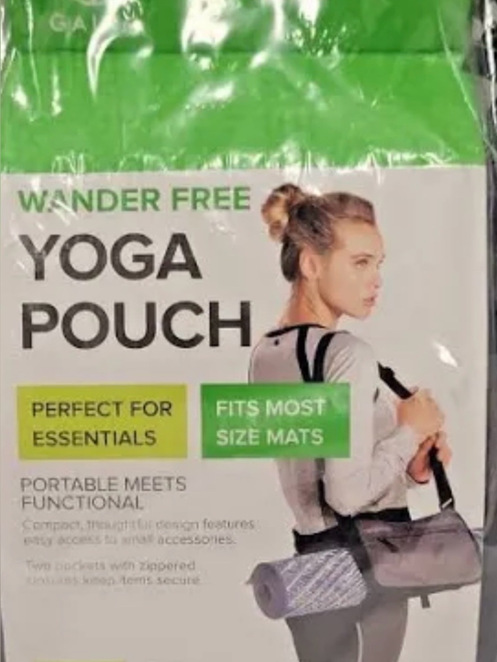 Gaiam Wander-Free Yoga Mat Carrier Pouch